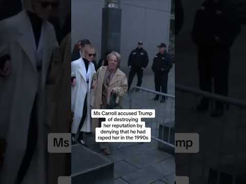 E Jean Carroll leaves court after being awarded $83.3m in defamation case against Donald Trump