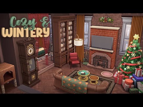 Cozy & Wintery Apartment 🎄 | The Sims 4 Speed Build