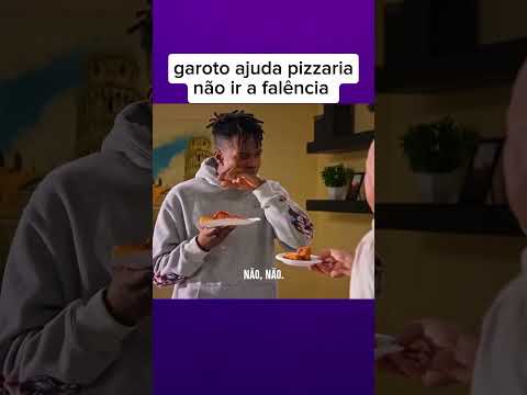 garoto ajuda pizzaria não ir a falencia #shorts #short #reels