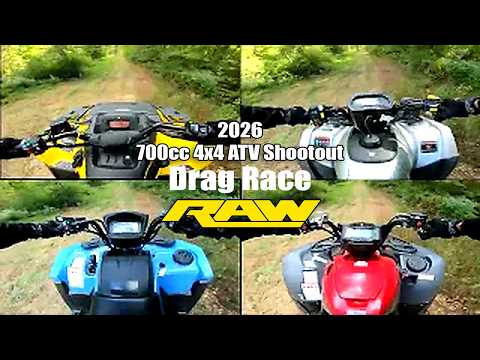 2026 700cc 4x4 ATV Shootout - Drag Race RAW