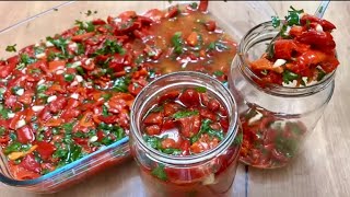 Receta më e Shijshme për Speca të Kuq Turshi pa Konzervanse 🌶️🌶️🌶️