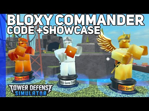Tower Defense Simulator Bloxy Code 06 2021 - roblox tower defense simulator wiki commander
