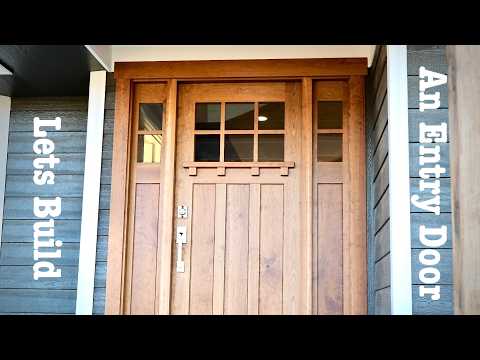 Entry door jamb build and installation