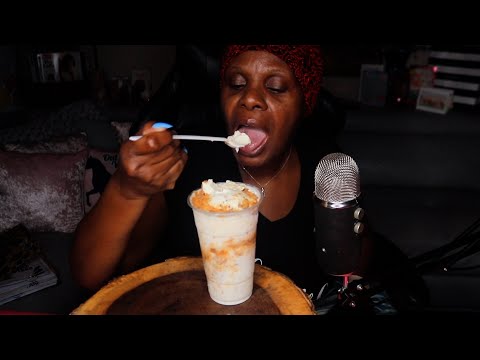Creamy Caramel Treat ASMR Eating Sounds