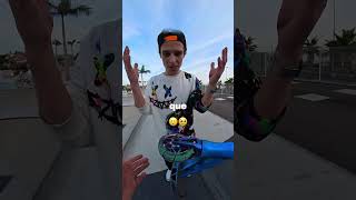 Le deje las ruedas “perfectas” 💀 #insta360 #skate #scootering #skatepark @insta360