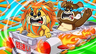 トロッコを改造して超スピードで運転してみた結果...！？【 ロブロックス Roblox 】