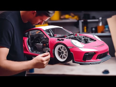 Man Builds Porsche 911 GT3 RS Hyperrealistic Scale Model | Start to Finish by @OMGscaleworks