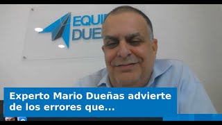Experto Mario Dueñas advierte de los errores que no se pueden cometer al aplicar a la Ley de Nietos