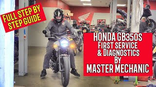 🚨 Honda GB350s First service by Expert master mechanic! Plus the Honda precision oil cooling system!