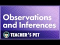 Observations vs. Inferences in Science