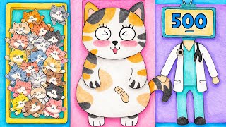 Sam Had to Save 500 Paper Kittens! 🐱✨ Ultimate Cat Rescue Crafts