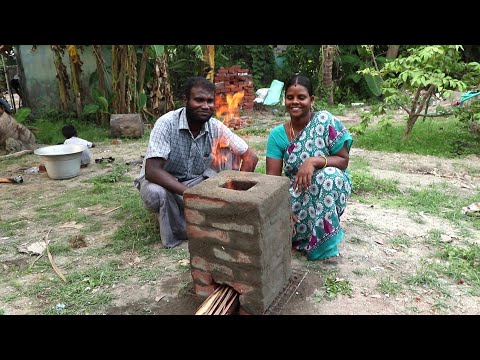 ROCKET STOVE / என் கணவர் செய்த விறகை மிச்சப்படுத்தும் ராக்கெட் அடுப்பு செய்முறை