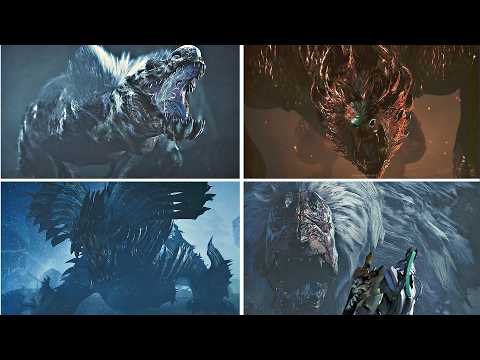 Monster Hunter Wilds – All Monsters Intros Cutscenes (4K 60FPS) PS5 Pro