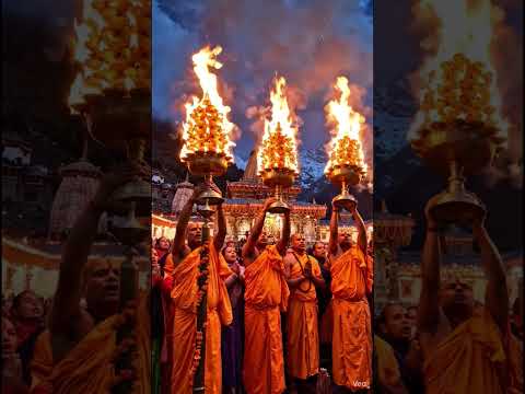 🔱 Kedarnath Ji Ki Divya Sandhya Aarti 🙏 Har Har Mahadev | Himalayan Temple Darshan 4K 🕉️