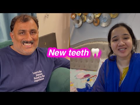 New Teeth 🦷 ki khushi | bhabi ko hara diya devar ny | Sitara yaseen vlog