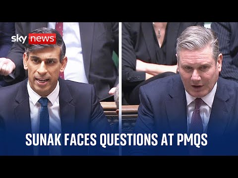 PMQs | Rishi Sunak faces Sir Keir Starmer in the Commons | Wednesday 29th November