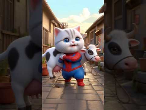 KUCING PULANG BAWA SAPI‼️ #shorts #kucing #sirimbil