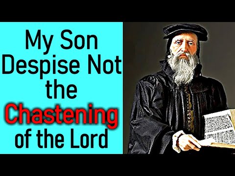 MY SON, DESPISE NOT THE CHASTENING OF THE LORD - JOHN CALVIN BIBLE COMMENTARY ON HEBREWS 12:4-8