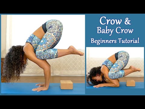 Beginners Yoga Challenge: How to do Crow Pose ♥ 20 Min Class for Flexibility, Core & Mental Focus
