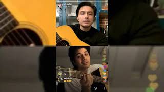 Ali Zafr Singing a Song With Famous Singer Was Live On Instagram