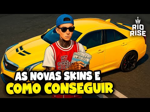 Mostrei Todas as Novas Skins no Riorise + Como Conseguir pegar Fácil no Celular Android!