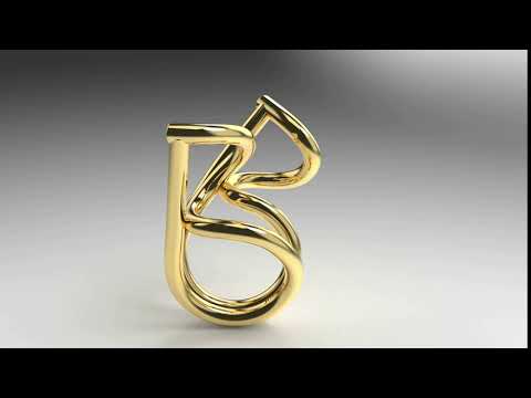 Theodora Gold Statement Ring by Bonheur Jewelry