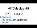 Exploring Derivatives in AP Calculus AB