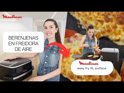 Berenjenas en freidora de aire Moulinex Easy Fry XL Surface
