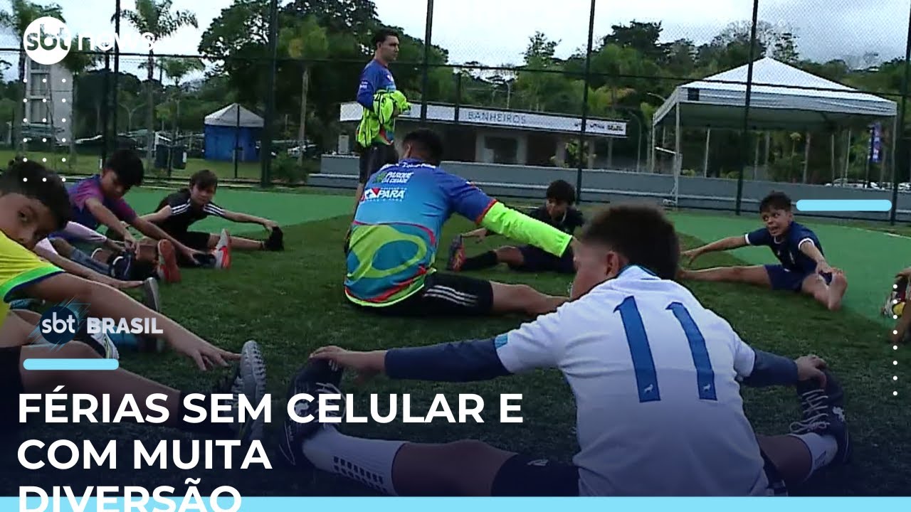 Colônia de férias pública em Belém promove lazer longe das telas e inclusão social | SBTBrasil