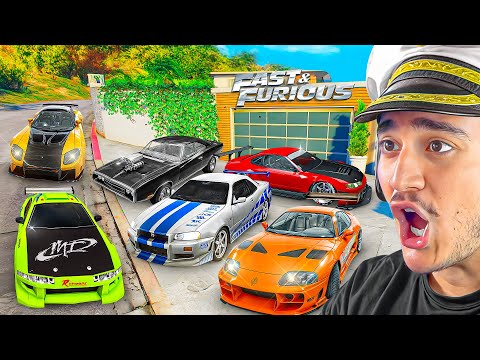 Robando Coches MILLONARIOS de RAPIDOS Y FURIOSOS en GTA 5 !! #2🚗🏁