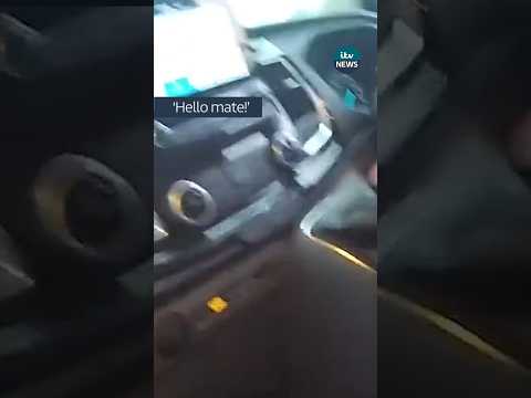 Police wake up driver asleep at the wheel on the motorway #itvnews #news #nottinghamshire #police