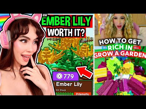 REACTING TO The Funniest GROW A GARDEN TIKTOKS! 🤣
