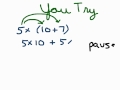 Exploring the Distributive Property of Multiplication