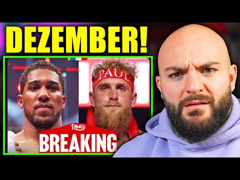 LEBENSMÜDE! Jake Paul vs. Anthony Joshua im DEZEMBER?! RINGLIFE
