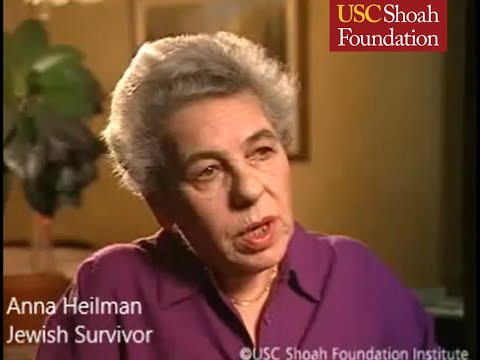 Prisoner Revolt at Auschwitz-Birkenau | Holocaust Survivor Anna Heilman | USC Shoah Foundation