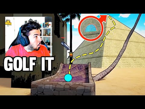 Hago el tiro IMPOSIBLE en mapa de HOYOS en 1 en GOLF IT