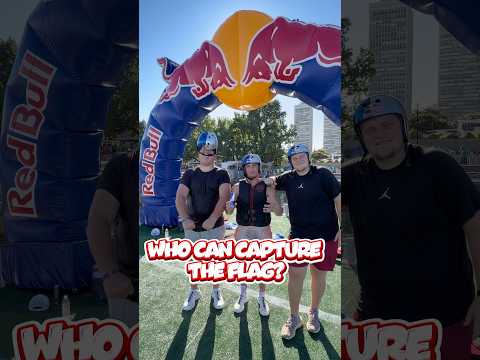 Who can capture the flag at @redbullusa Championship Run 🏃 🏈  #givesyouwiiings #championshiprun