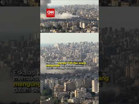 Ledakan Rudal Israel Guncang Selatan Beirut