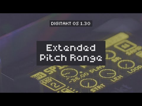 Digitakt OS Upgrade: Extended Pitch Range
