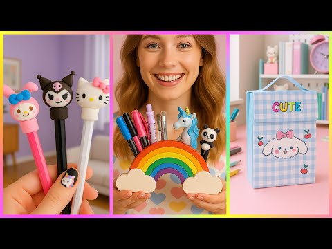 10 HAZLO TÚ MISMO - IDEAS LINDAS Y FÁCILES PARA ÚTILES ESCOLARES