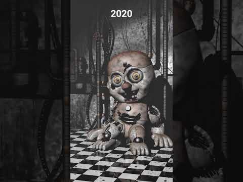 FNAF Electrobab over the years
