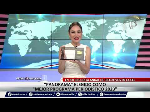 "PANORAMA" es elegido como el mejor Programa Periodístico del 2023