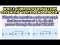 Cube Root Functions and Equations