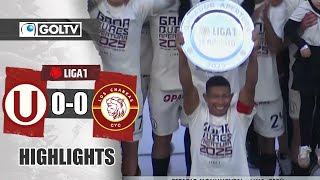 UNIVERSITARIO ES CAMPEÓN 🤯 ¡LOCURA EN EL MONUMENTAL! | Universitaro 0-0 Los Chankas | Apertura 2025