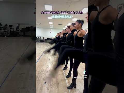 Rehearsals are in full swing! #radiocitymusichall #kickline #dancerlife #rockettes