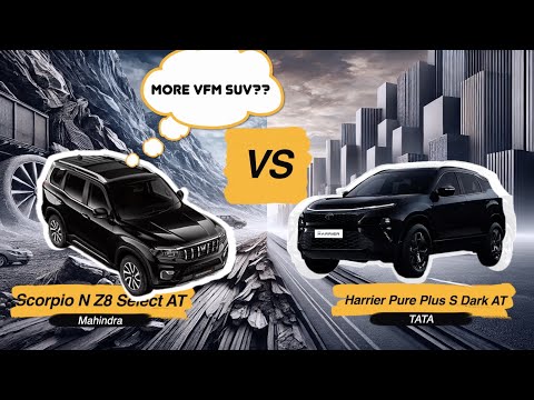 Scorpio N Z8 Select vs Harrier Pure Plus S Dark AT - Diesel | What to buy Under 23 Lakhs?