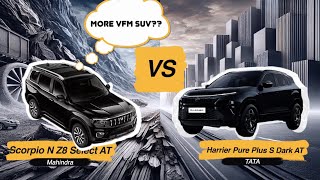 Scorpio N Z8 Select vs Harrier Pure Plus S Dark AT - Diesel | What to buy Under 23 Lakhs?