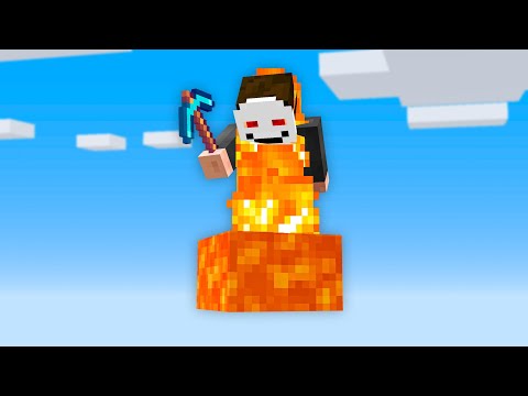 Minecraft nhưng tôi sinh tồn trên 1 Block Lava