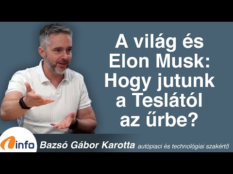 A világ és Elon Musk: hogy jutunk a Teslától az űrbe? Bazsó Gábor Karotta, Inforádió, Aréna