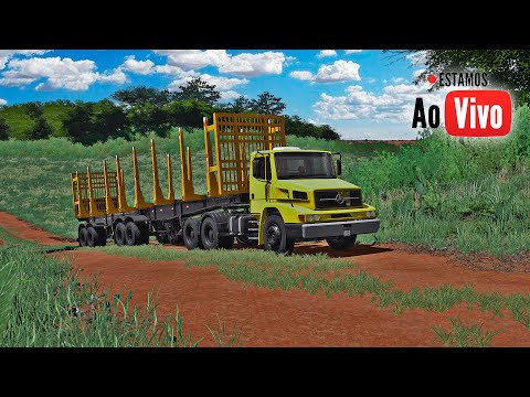 Carregando eucalipto ao vivo | Mapa Qap | Farming simulator 22